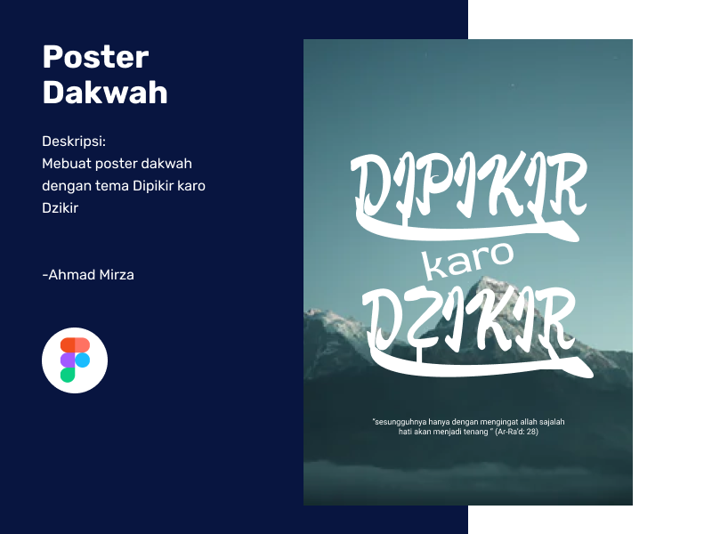 Poster Dakwah by Mirzzz'ss on Dribbble