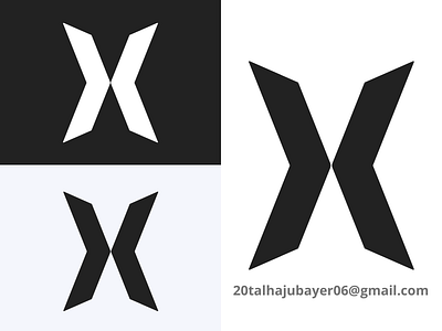 'X' word logo