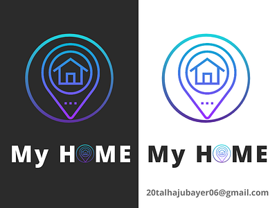 'My HOME' Logo design dribbble home icon logo my my home vector