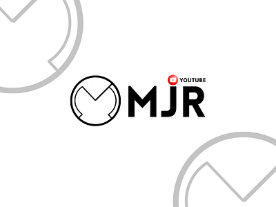 MJR | Youtube channel branding design dribbble graphic design icon illustration logo minimal mjr ui vector youtube