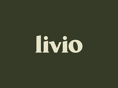 Livio Logotype logo logodesign logotype logotypedesign serif typeface