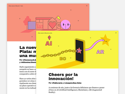 Flux IT News' December edition art direction design digital illustration ui vector web