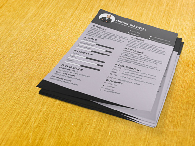 Editable CV format