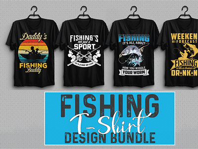 Fishing T-shirt Design Bundle Vol-2