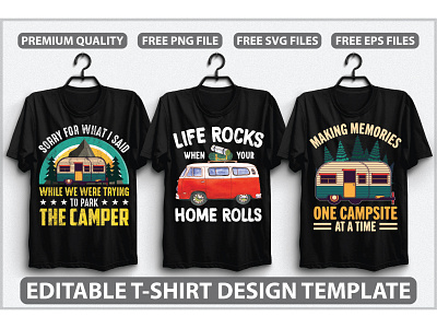 Editable T-shirt Design Template Vol-2