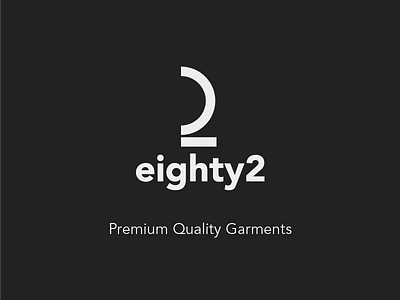 Eighty2 Store Logo branding clothing business clothing logo clothing store design garments logo latest logo logo design online store web store