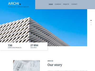 Architecture Landing Page