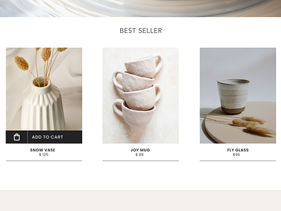 Pottery Shop Landing Page