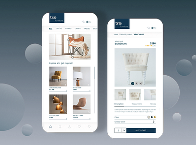 Furniture Store app UI design app mobile design figma ui web design