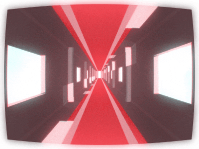 Wavy Passage #2 after effects c4d cel shading cinema 4d corridor loop passage room waves waving wavy passage zelda