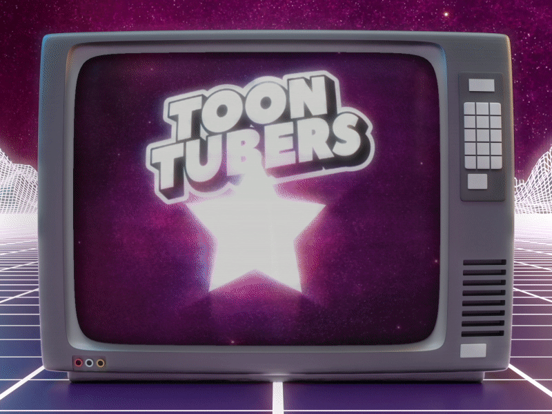 Toontubers | Transition 3d after effects c4d cinema 4d loop mordecai motion redshift regular show rigby toontubers transition tv