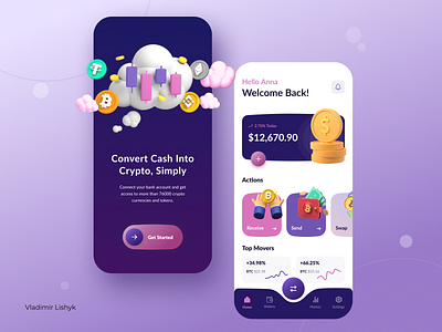 Brest Crypto Cash - UI for app