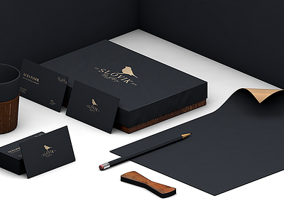 Slovik bow branding design identity logo logotype tie