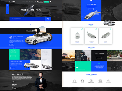 Hauan car muffler webdesign website