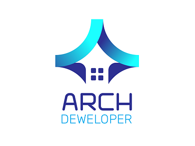 Arch Developer - Draft branding concept draft identity logo