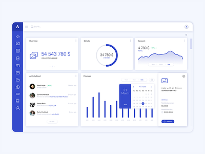 Arteia - Dashboard app application charts dashboard design interface ui ux web