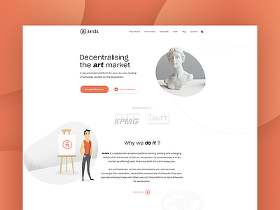 Arteia - Landing Page