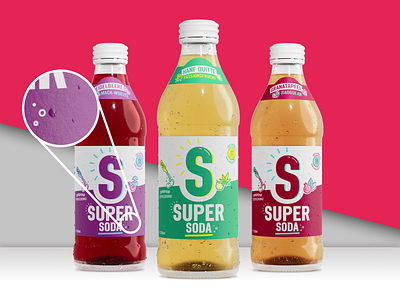 Super Soda 3D Renderings