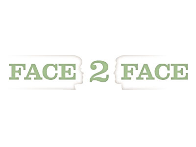 Face 2 Face logo branding identity logo