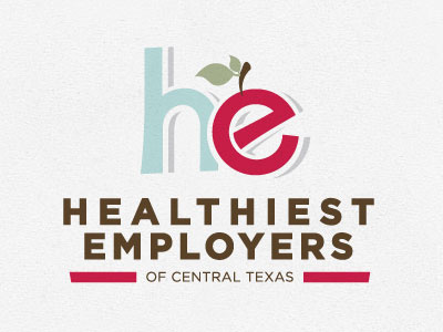 Healthiest Employers brand identity logo