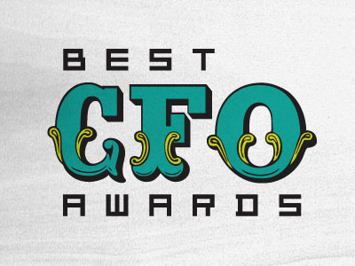 Best CFO Awards logo brand identity logo