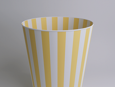Cup of Popcorn! 3d blender food hungry popcorn