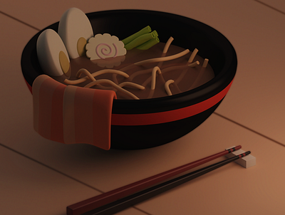 Noodless 3d blender daily hungryagain photoshop