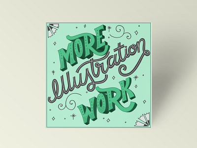 More Illo Work! drawing hand lettering illo illustration lettering typography