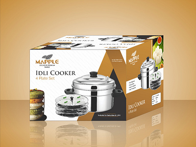 Mapple Idli Cooker Box Packaging Concept
