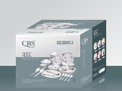 CBS Melamine Dinner Set Box Concept