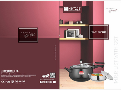 Mintage Price List Cover Concept box branding cover design graphic irzza packaging