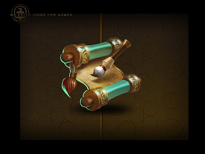 6th Scroll chinese games icon scroll slots
