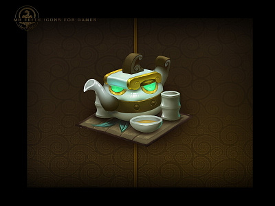 9th Teapot chinese cup game icon pot slots tea