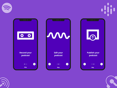 Splash Screen Concept for Anchor Mobile App