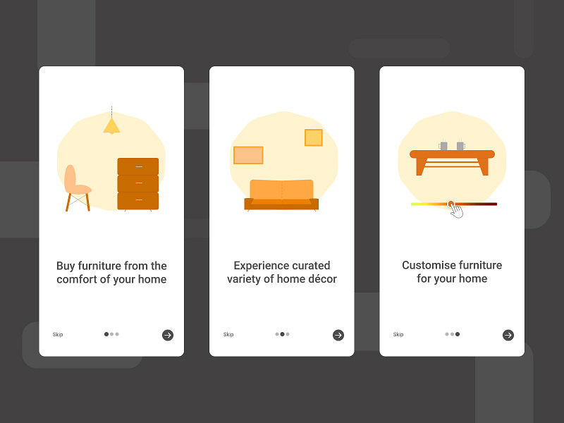 Pepperfry App designs, themes, templates and downloadable graphic