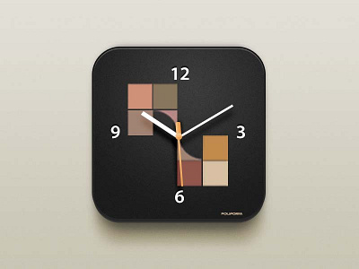 Poliform Clock Design branding design graphic design logo