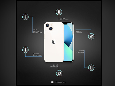 iPhone 13 Infographic design graphic design infographic iphone13