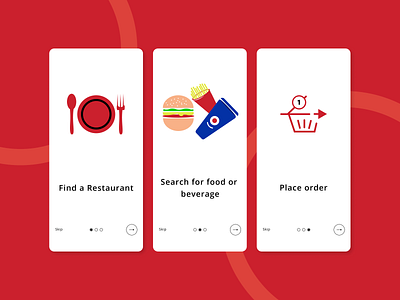 Splash screens for a food delivery app animation appdesign artwork brandingmob creative dailyui design designfeed figma graphic design interface logo portfolio principle sketch ui uidesign uiux ux uxdesign