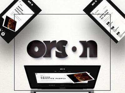 Orson Website advertise identety strategy ui design ux design web design