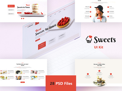 Sweets Ui Kit cookies fancy fluent fresh sweets