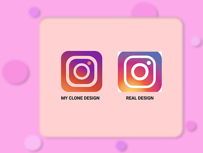 Instagram App icon Clone app app icon dailyui dailyuichallenges design figma logo mobile design ui