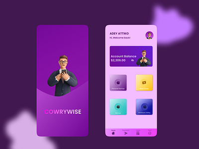 Simple User Profile 3d app design figma mobile design ui user profile