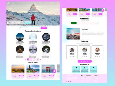 Travel Landing Page