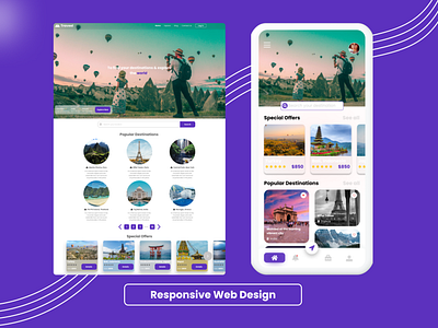 Travel Website (Responsive Design)