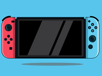 Illustration of Nintendo Switch app branding design graphic design illustration logo typography ui ux vector