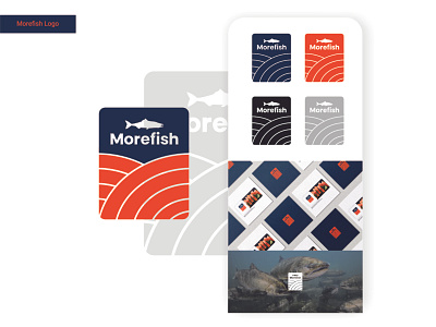 Morefish Logo Concept branding design graphic design illustration logo modern modern logo salmon salmon logo vector