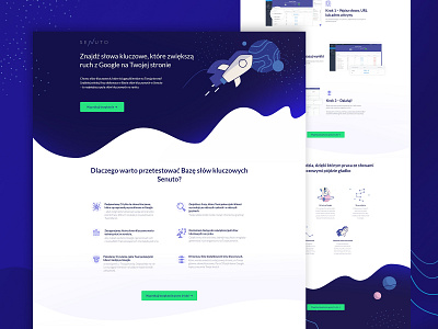 Senuto Landing Page