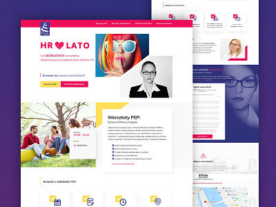 4 business and people Landing Page design