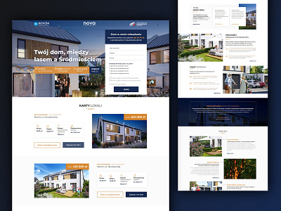 Novisa Development Landing Page design web design