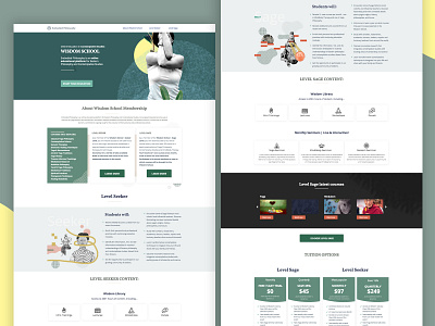 Leveragelab Wisdom Landing Page landing page landingi layout web design webdesign website www